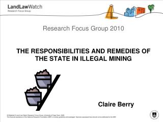 RESPONSIBILITIES AND REMEDIES OF THE STATE IN