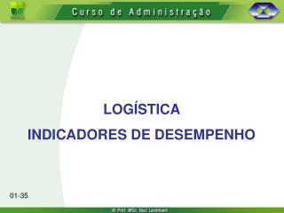 LOGÍSTICA INDICADORES DE DESEMPENHO