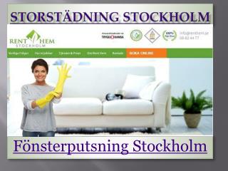 Storstädning Stockholm