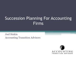Succession Planning For Accounting Firms