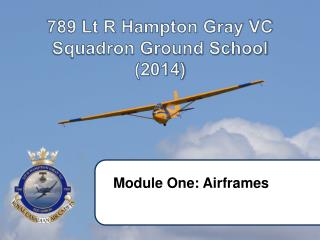 789 Lt R Hampton Gray VC Squadron Ground School (2014)