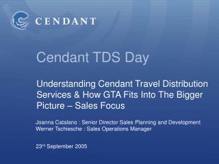Cendant TDS Day