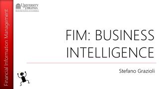 FIM: BUSINESS INTELLIGENCE