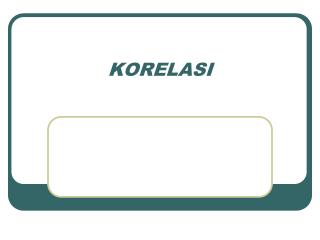 KORELASI