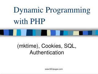 Dynamic Programming with PHP