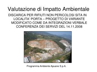 Valutazione di Impatto Ambientale