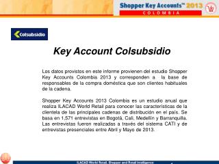 Key Account Colsubsidio