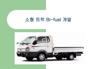 소형 트럭 Bi-fuel 개발