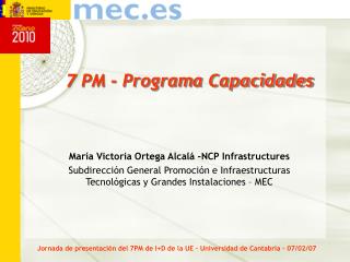 7 PM - Programa Capacidades