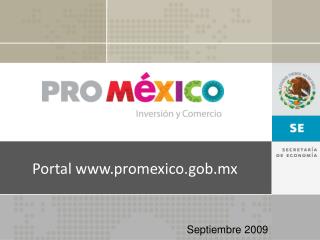 Portal promexico.gob.mx