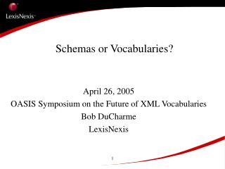 Schemas or Vocabularies?