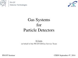 Gas S ystems for P article D etectors