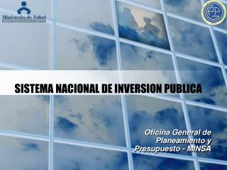 SISTEMA NACIONAL DE INVERSION PUBLICA