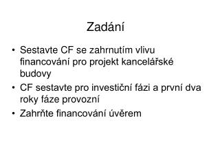 Zadání