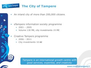 The City of Tampere