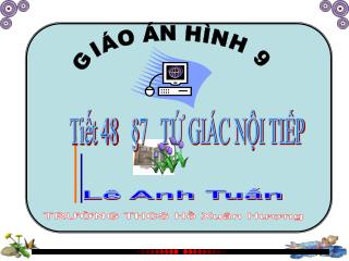 GIÁO ÁN HÌNH 9