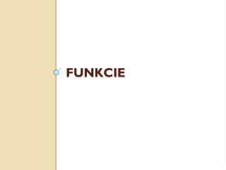 Funkcie