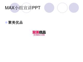 MAX 小组宣讲 PPT