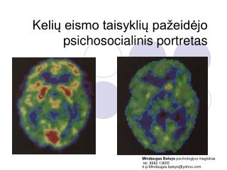 K elių eismo taisyklių pažeidėjo psichosocialinis portretas