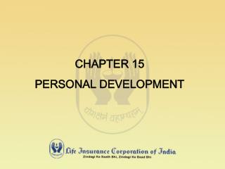 CHAPTER 15 PERSONAL DEVELOPMENT