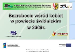 Bezrobocie wśród kobiet w powiecie świdnickim w 2009r .