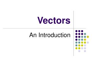 Vectors