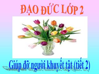 ĐẠO ĐỨC LỚP 2