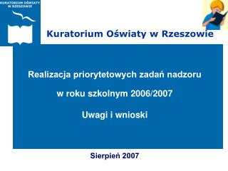 Kuratorium Oświaty w Rzeszowie