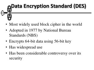 PPT - Data Encryption Standard (DES) PowerPoint Presentation, Free ...