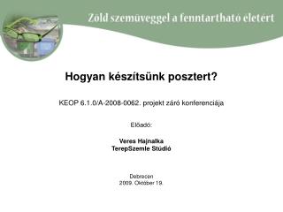 Hogyan készítsünk posztert?