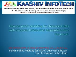 Panda: Public Auditing for Shared Data