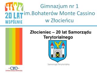 Gimnazjum nr 1 im.Bohaterów Monte Cassino w Złocieńcu