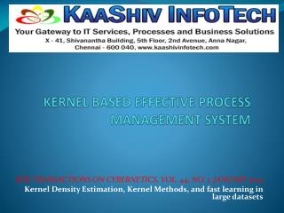 Kernel Density Estimation, Kernel Methods, and fast learning