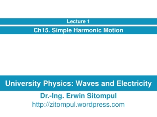 University Physics: Waves and Electricity