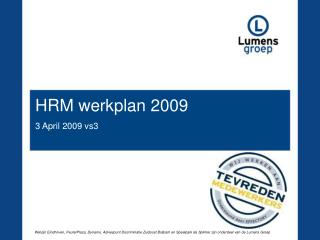 HRM werkplan 2009 3 April 2009 vs3