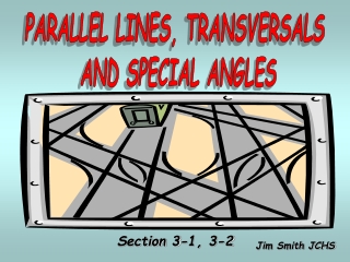 PARALLEL LINES, TRANSVERSALS AND SPECIAL ANGLES