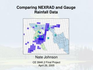 Comparing NEXRAD and Gauge Rainfall Data