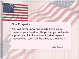 Now Prosperity:
