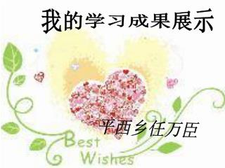 我的学习成果展示