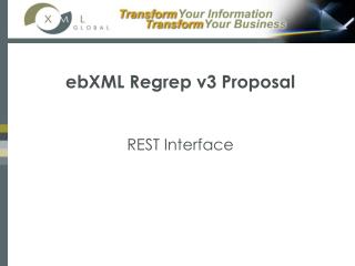 ebXML Regrep v3 Proposal