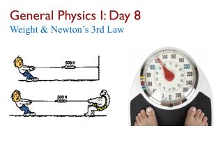 General Physics I: Day 8 Weight &amp; Newton’s 3rd Law