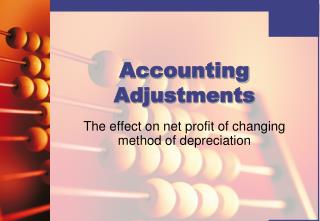 Accounting Adjustments