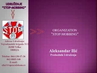 UDRUŽENJE “STOP-MOBBING”