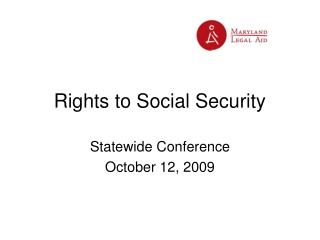 Rights to Social Security