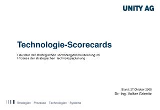 Technologie-Scorecards