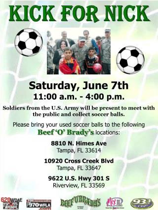 Saturday, June 7th 11:00 a.m. - 4:00 p.m.