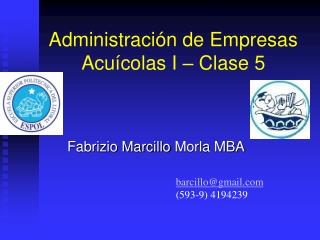 Administración de Empresas Acuícolas I – Clase 5