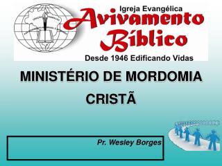 MINISTÉRIO DE MORDOMIA CRISTÃ