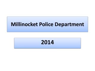 Millinocket Police Department