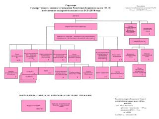 Структура Государственного казенного учреждения Республики Бурятия по делам ГО, ЧС